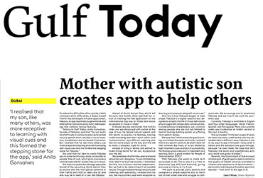 Mother with autistic son creates app to help others